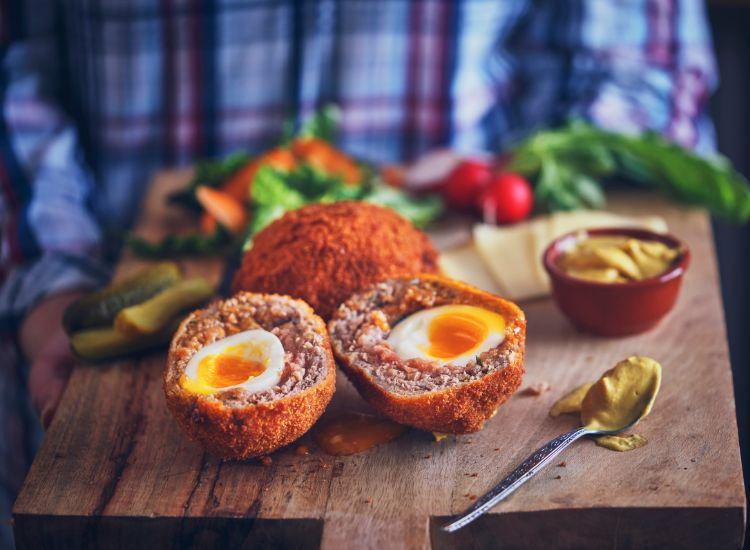 Recette Œufs Écossais au Chorizo